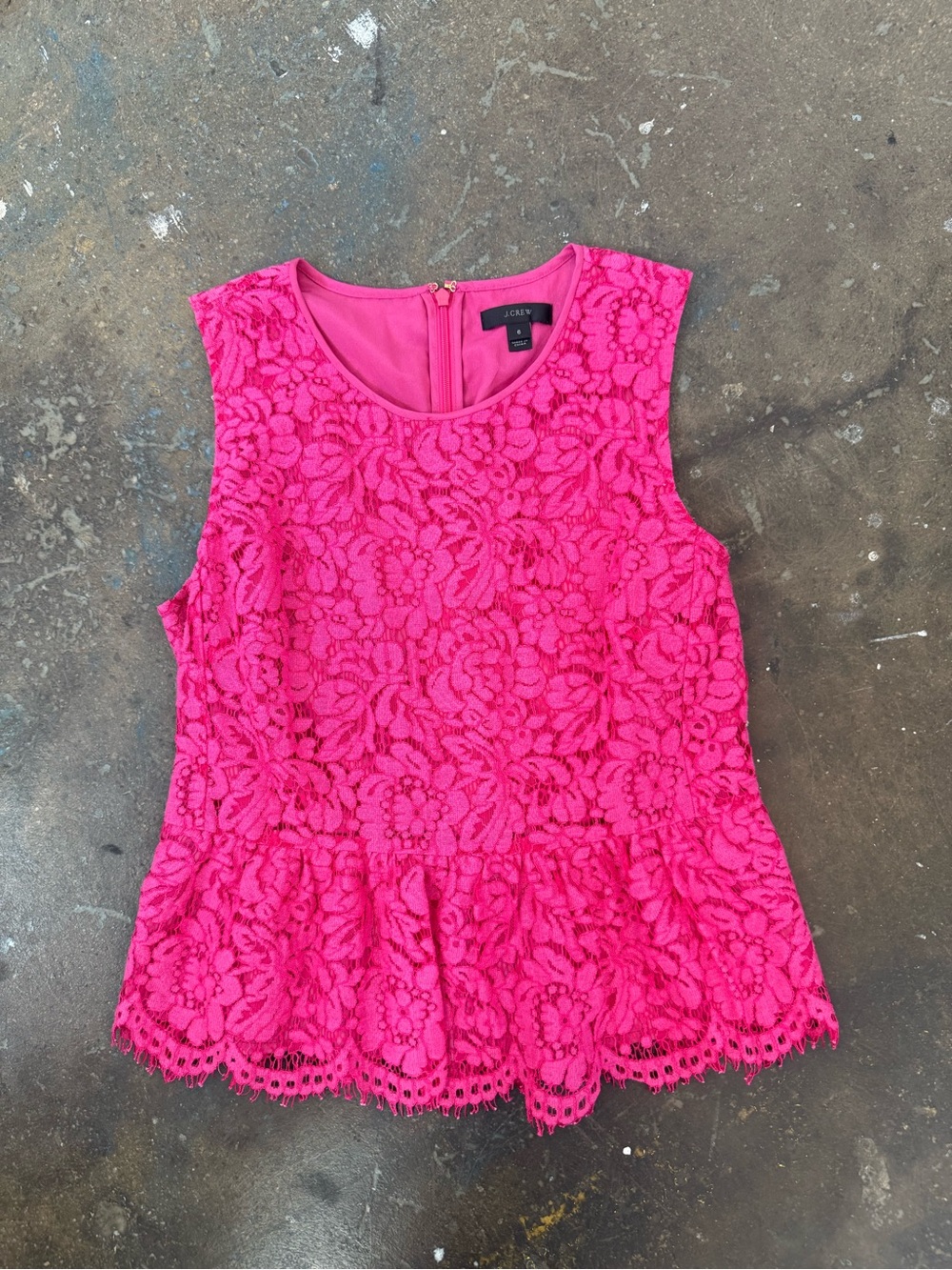 Peplum Office J.Crew Lace blouse